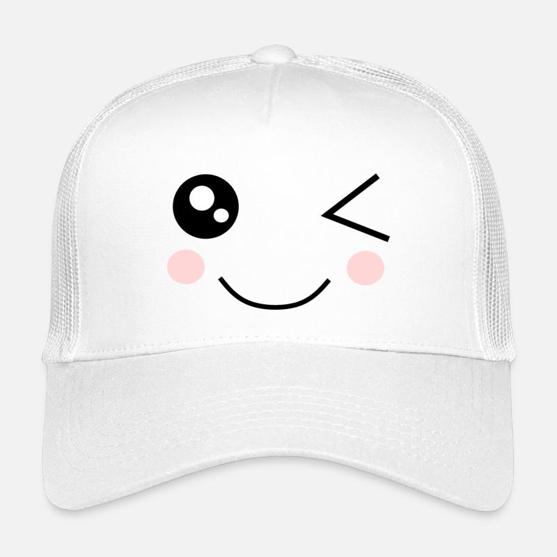 Kawaii Gesicht lustig Kinder Trucker-Cap