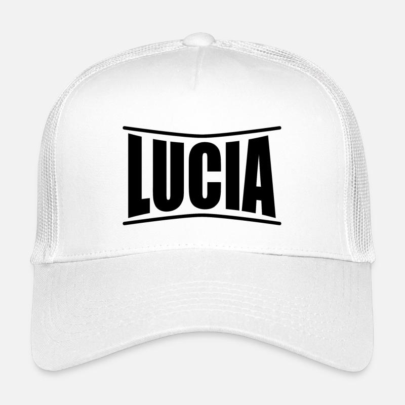 Name T-Shirt Lucia T-Shirt Geschenkidee Kinder Trucker-Cap