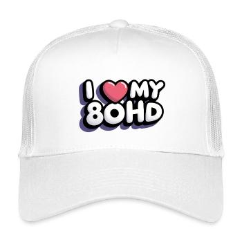 I Love My 80HD - Kids’ Trucker Cap - white - Front