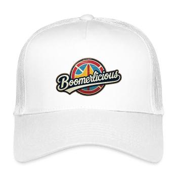 Boomerlicious - Kids’ Trucker Cap - white - Front