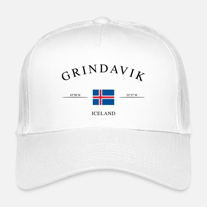 Grindavík Island – Urlaub Souvenir & Geschenk Kinder Trucker-Cap