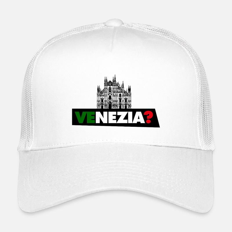Venedig? - Kinder Trucker-Cap - Weiß