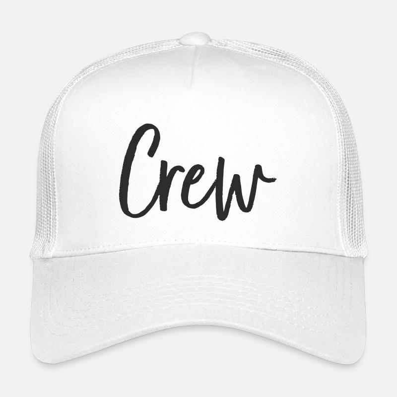 Crew Hand Lettering Design Kids’ Trucker Cap