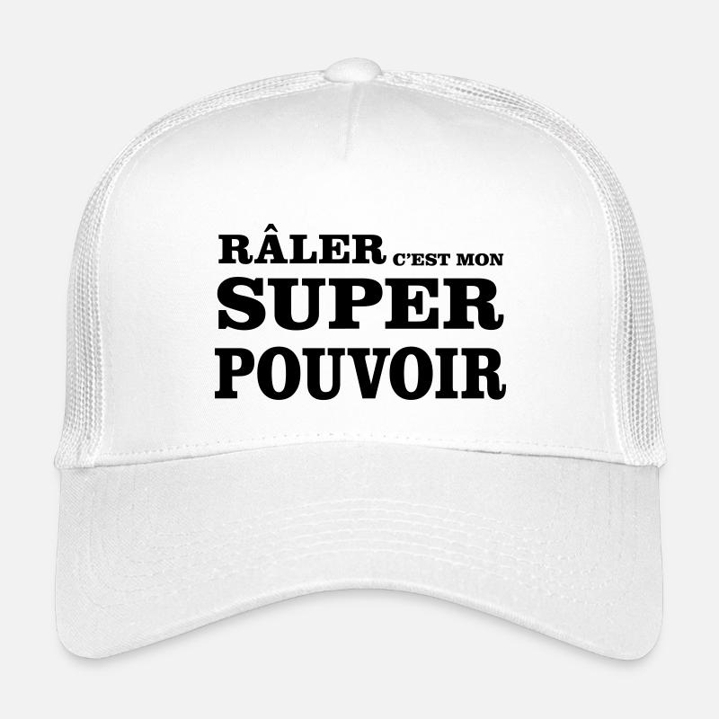 Sich zu beschweren ist meine SUPERKRAFT - Kinder Trucker-Cap - Weiß
