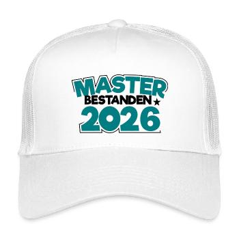 Master 2026 Diplôme - Casquette trucker enfant - blanc - Devant
