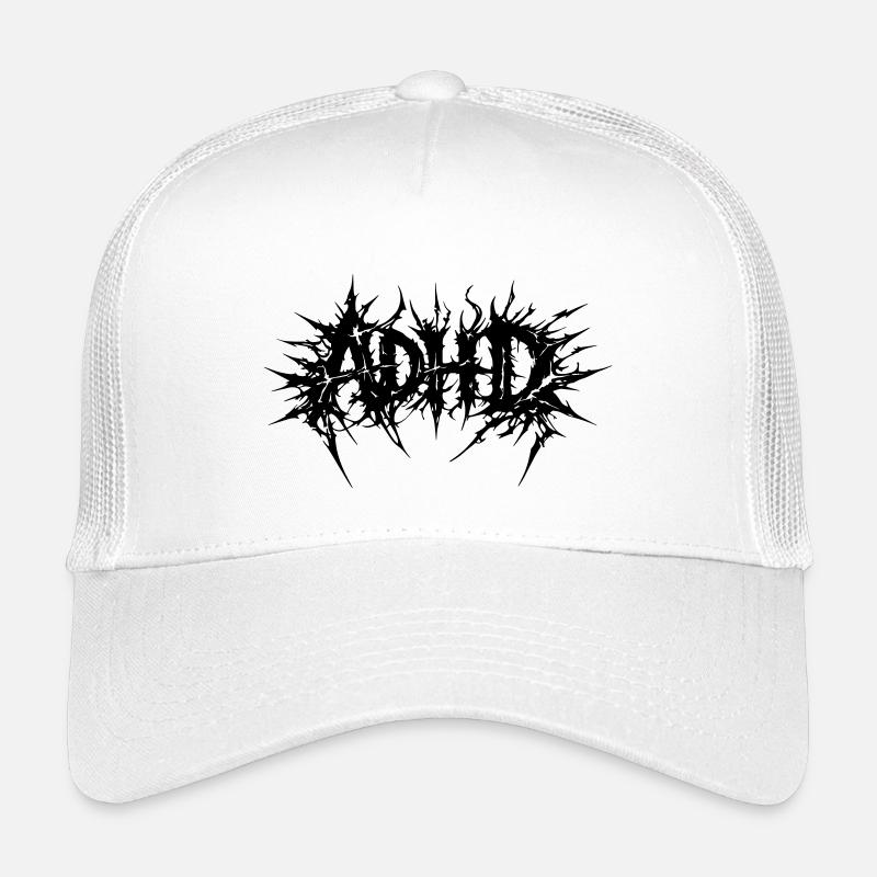 adhd_kaos - Kinder Trucker-Cap - Weiß
