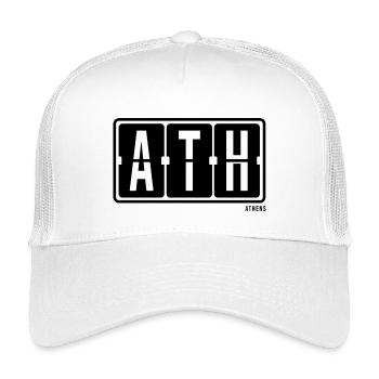 Athen ATH, City T-Shirtr Athens Souvenir - Kinder Trucker-Cap - Weiß - Vorne