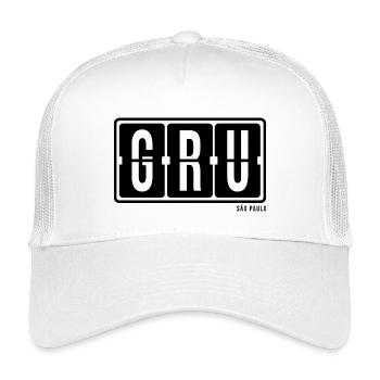 São Paulo GRU, T-shirt souvenir de la ville, casquette, chaussettes - Casquette trucker enfant - blanc - Devant