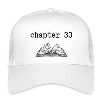 chapter 30 Birthday - Kids’ Trucker Cap - white - Front