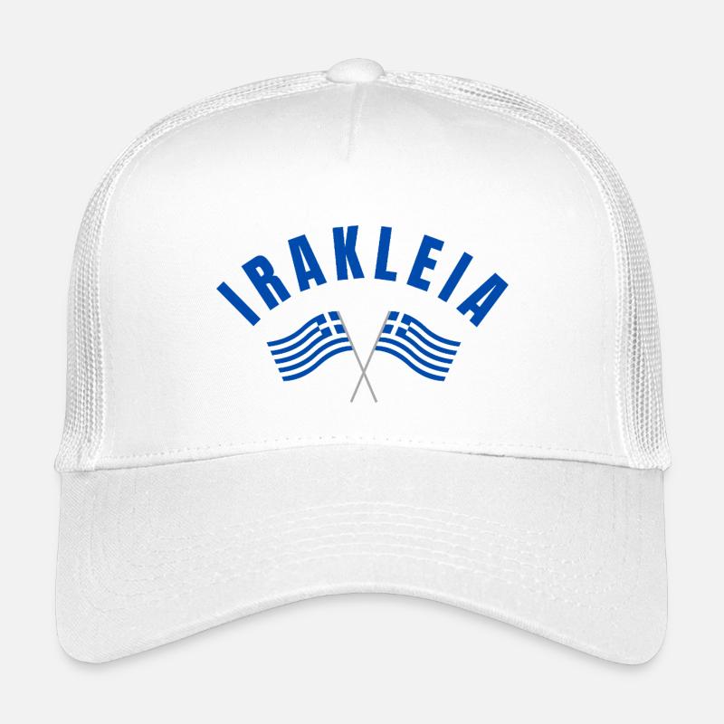 Emblème des drapeaux grecs de l’Irakleia Casquette trucker enfant