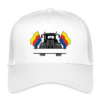 Nord Holland_Tractor_Custom_Edition - Kinder Trucker-Cap - Weiß - Vorne