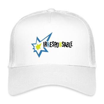 Irresponsable - Casquette trucker enfant - blanc - Devant