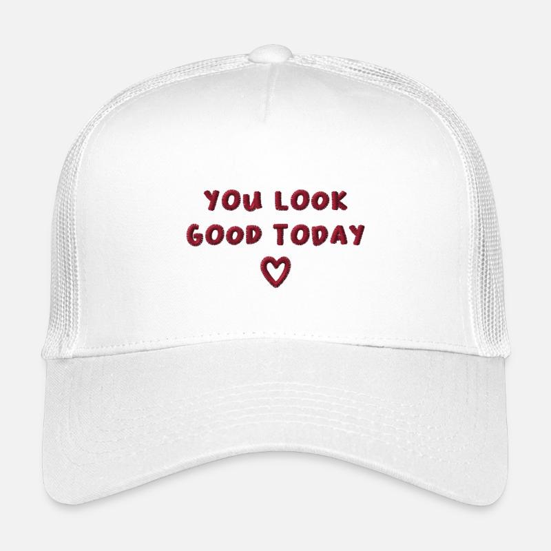You look good today embroidered Kids’ Trucker Cap