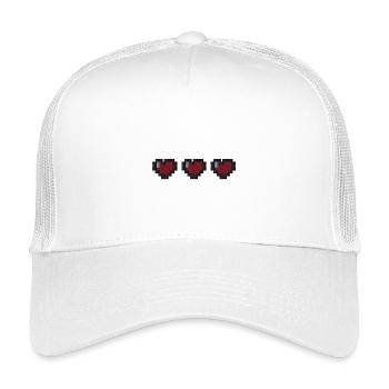 Drei Leben - Kinder Trucker-Cap - Weiß - Vorne