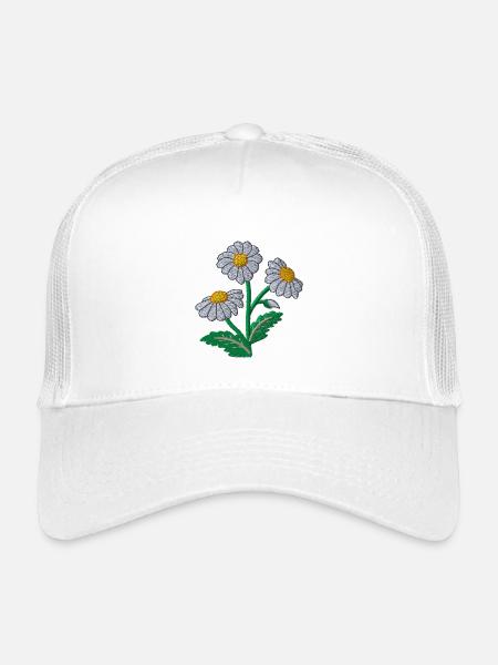 Gänseblümchen - Kinder Trucker-Cap - Weiß