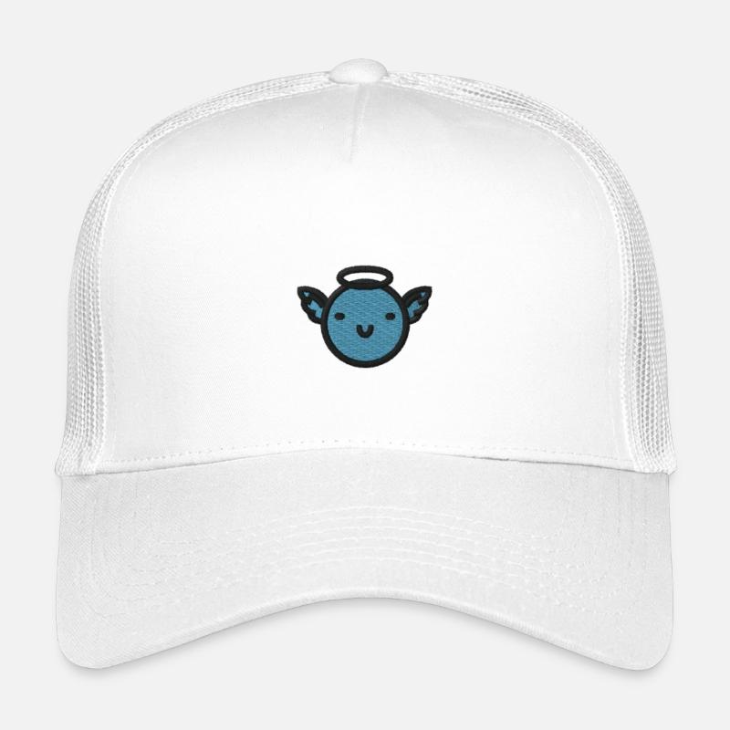 Engel Gesicht - Kinder Trucker-Cap - Weiß