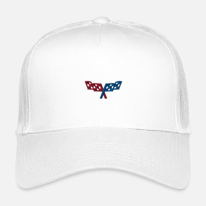 Startflagge - Kinder Trucker-Cap - Weiß