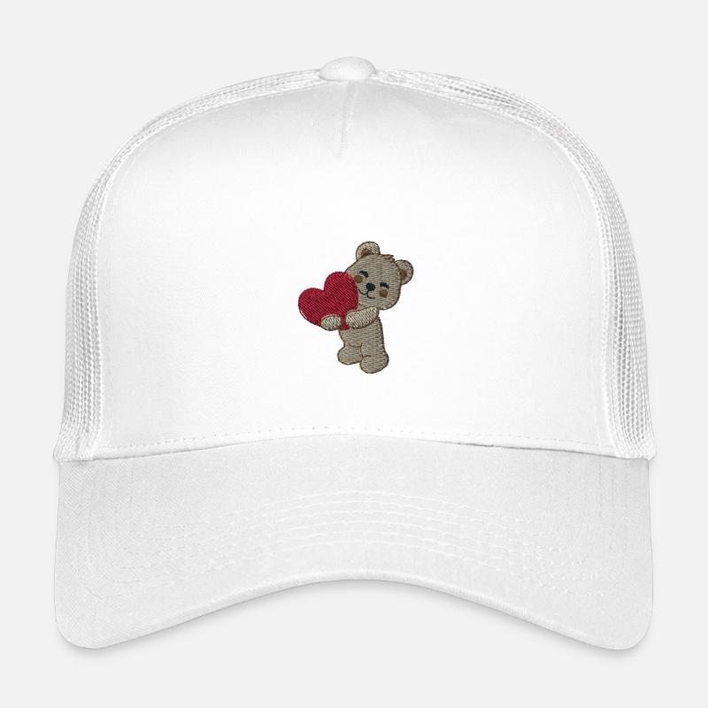 Teddybear - Kinder Trucker-Cap - Weiß