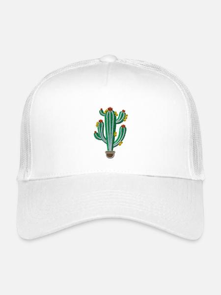 Kaktus 1 - Kinder Trucker-Cap - Weiß