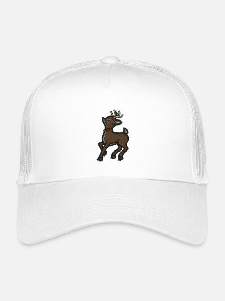 Festive reindeer - Kinder Trucker-Cap - Weiß