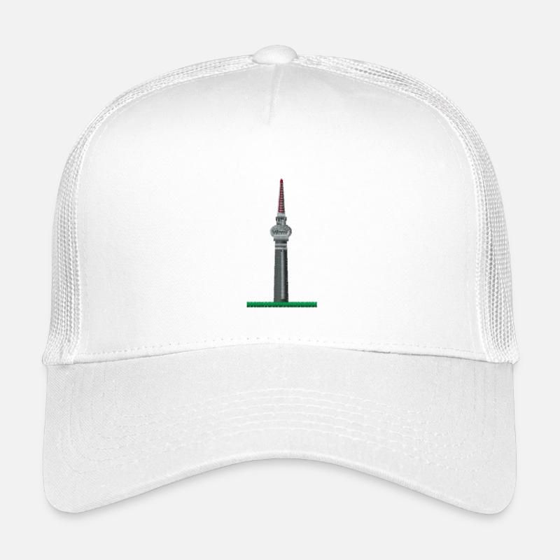 Berlin Turm - Kinder Trucker-Cap - Weiß