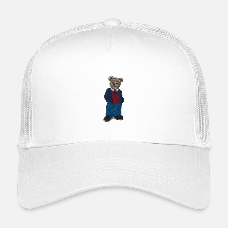 Teddybär 2 Kinder Trucker-Cap