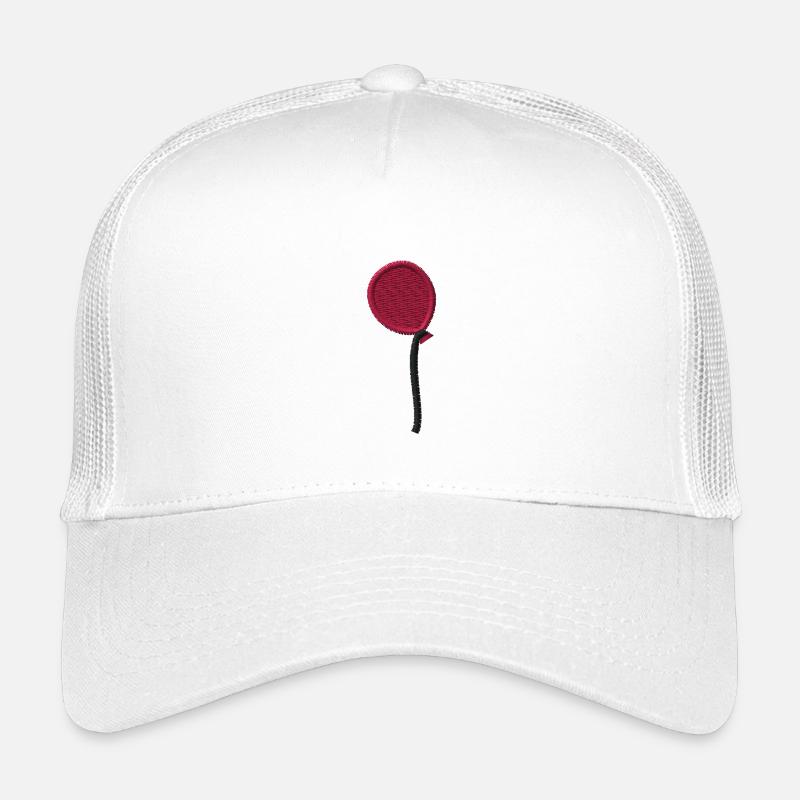 Luftballon bestickt - Kinder Trucker-Cap - Weiß