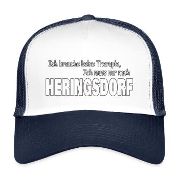 Therapy HERINGSDORF - Kids’ Trucker Cap - white/navy - Front