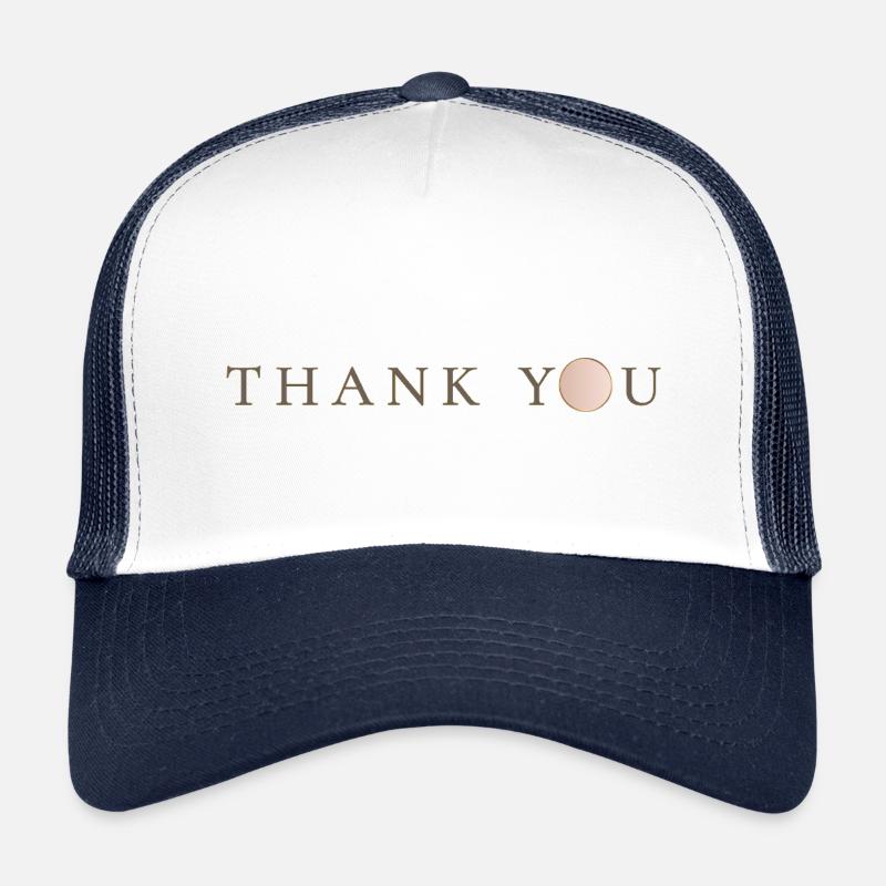 Envoyez un message JUSTE MERCI en signe de gratitude Casquette trucker enfant