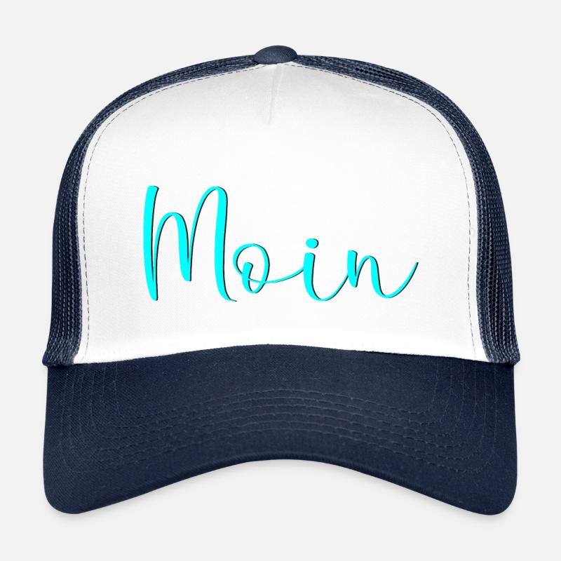 MOIN - Kinder Trucker-Cap - Weiß/Navy