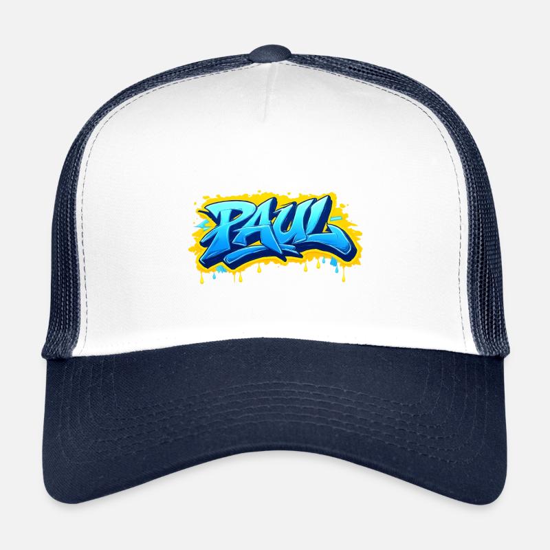Graffiti PAUL Name Gift Ideal Printable Kids’ Trucker Cap