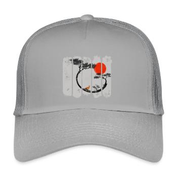 Kitsune - Kinder Trucker-Cap - Hellgrau - Vorne