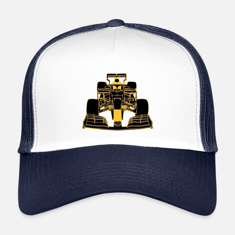 Race car yellow Kids’ Trucker Cap