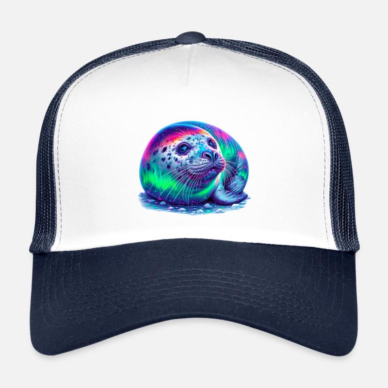 Phoque de l’aurore boréale Casquette trucker enfant