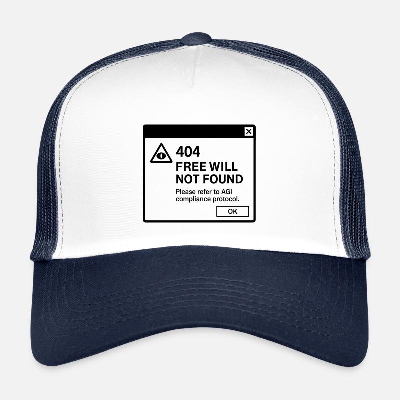 Agent of the Basilisk - Kids’ Trucker Cap - white/navy