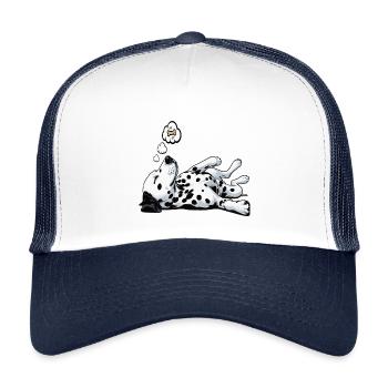 Dalmatians Dalmatian Keepers Dalmatian Owners - Kids’ Trucker Cap - white/navy - Front