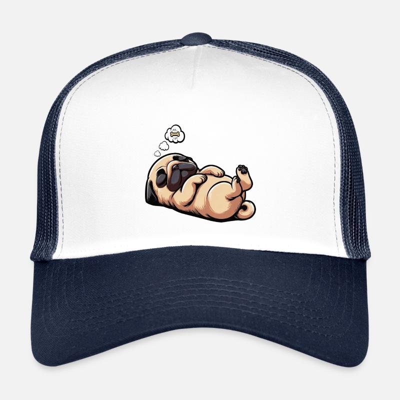 Mops Möpse Mopsbesitzer Mopsliebhaber Mopshalter Kinder Trucker-Cap