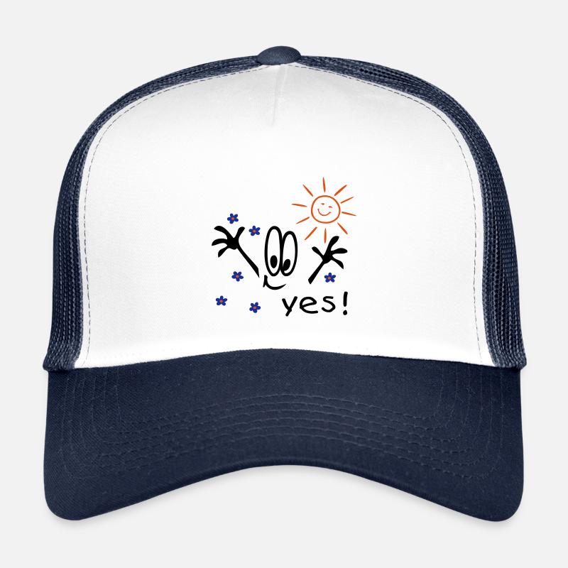 Sommer, Sonne, Urlaub, Comic Kinder Trucker-Cap