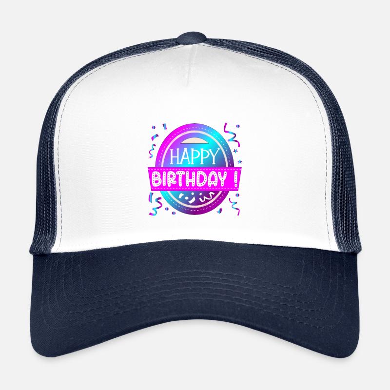 JOYEUX ANNIVERSAIRE SALUTATIONS - FÉLICITATIONS EN DISANT Casquette trucker enfant