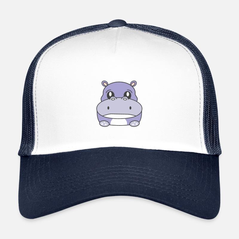 Sad Hippo Kids’ Trucker Cap