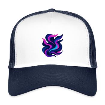 Rêve en mouvement - Casquette trucker enfant - blanc/marine - Devant