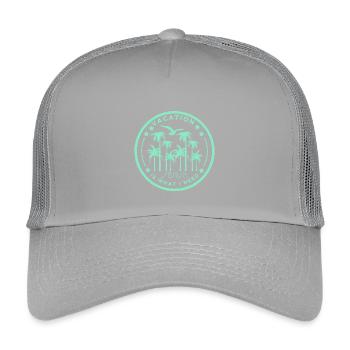 Tropical holiday moment - Kids’ Trucker Cap - light grey - Front
