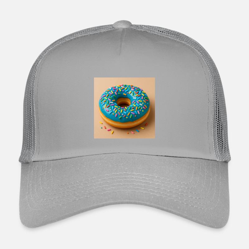 Donut mit Blauem Zuckerguss Kinder Trucker-Cap
