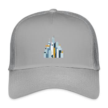 Downtown - Kids’ Trucker Cap - light grey - Front