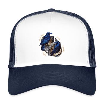 Loyauté Honneur Loyauté Respect - Casquette trucker enfant - blanc/marine - Devant