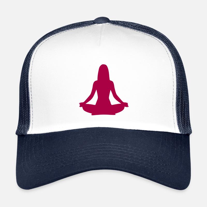 Yoga Silhouettes Méditation Casquette trucker enfant