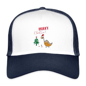 Joyeux Noël - Casquette trucker enfant - blanc/marine - Devant