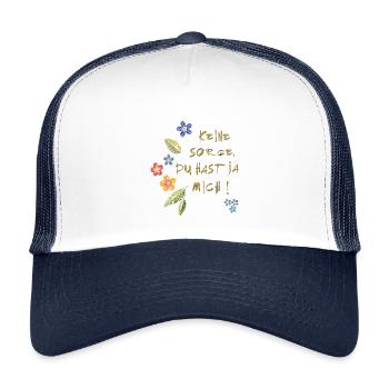 Amour Loyauté - Casquette trucker enfant - blanc/marine - Devant