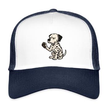 Dalmatians Dalmatian Keepers Dalmatian Owners - Kids’ Trucker Cap - white/navy - Front