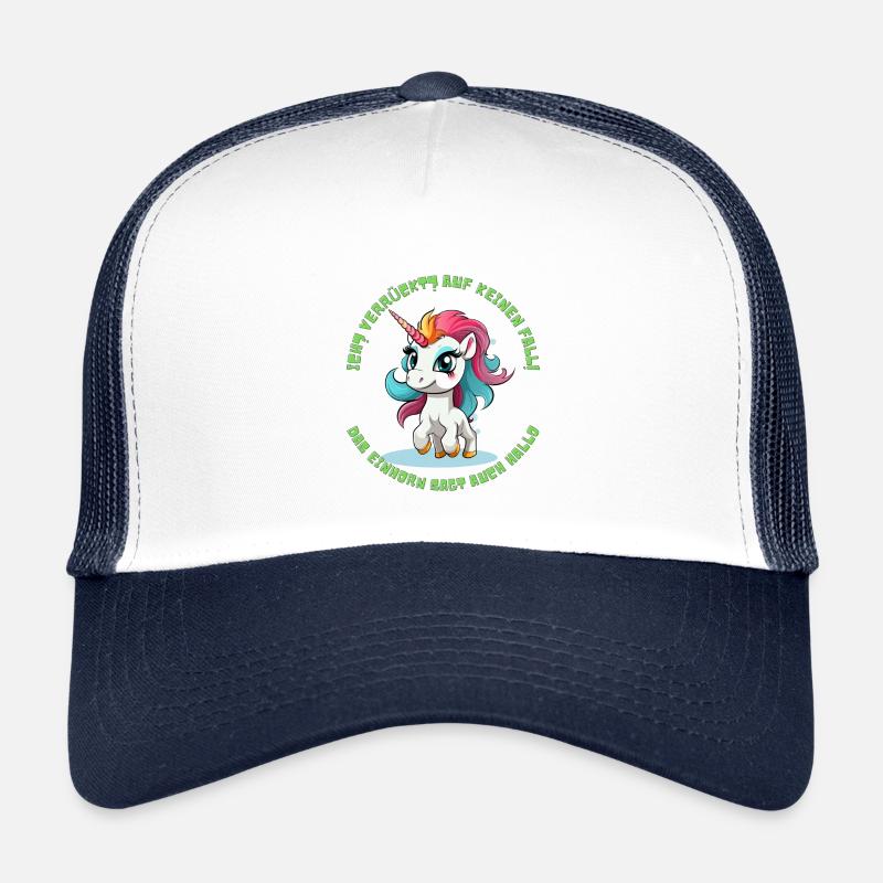Niedlicher Einhorn Spruch Kinder Trucker-Cap